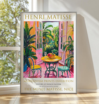 Open Window Henri Matisse Print, Museum Exhibition Prints, Matisse Poster, Colourful Garden Painting, Fauvist Décor, Tropical Wall Print