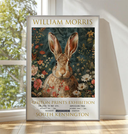 Print: William Morris Hare, Vintage Botanical Wall Art, Arts and Crafts