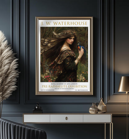 John William Waterhouse Print: Pre-Raphaelite Enchantress, Vintage Art