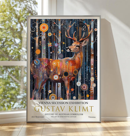Gustav Klimt Print – Art Nouveau Poster | Vintage Gold Leaf Wall Art