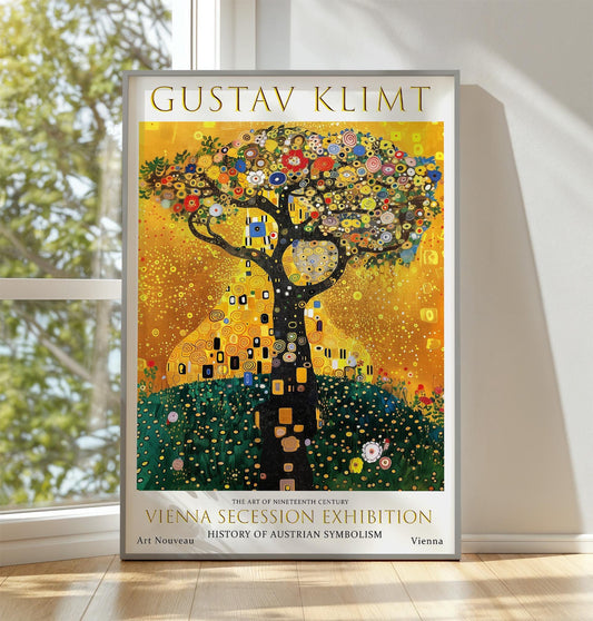 Gustav Klimt Print – Art Nouveau Poster | Tree of Life Artwork on Premium Paper