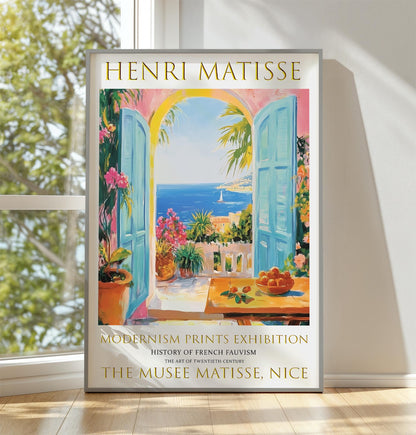 Henri Matisse Print: Open Window, Fauvism Mediterranean Art
