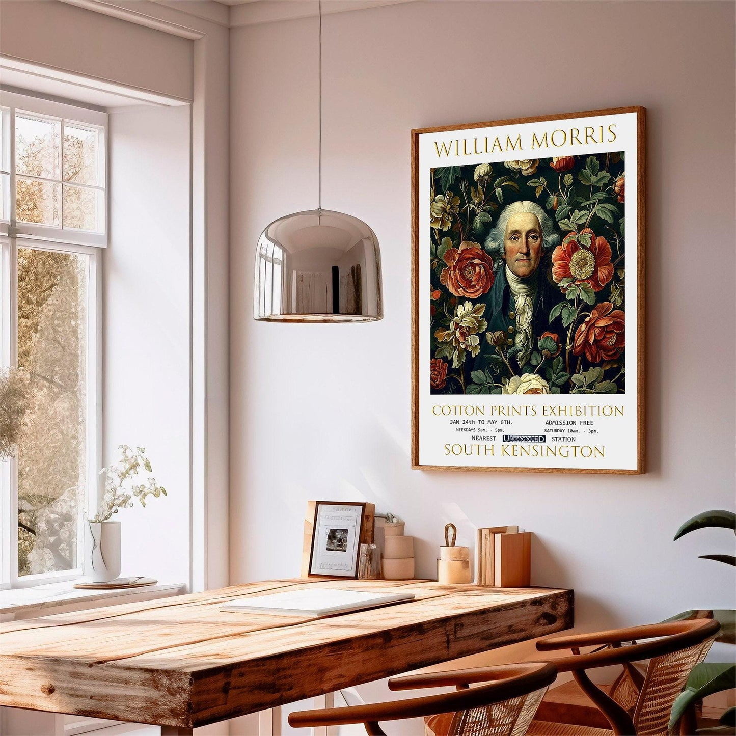 William Morris Print: Vintage Floral Textiles Art