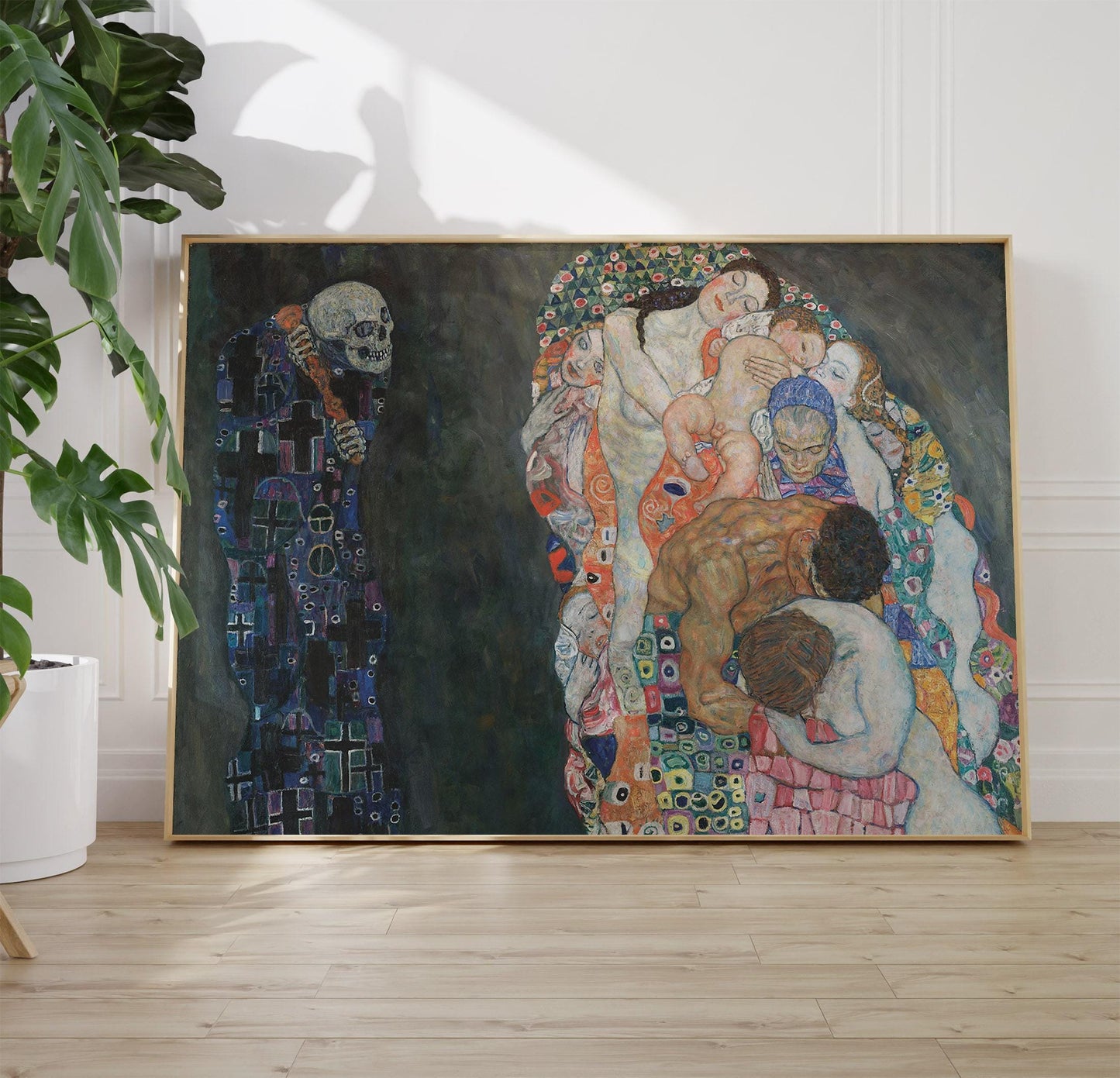Gustav Klimt Print – Death and Life Art Nouveau Vintage Poster on Premium Paper