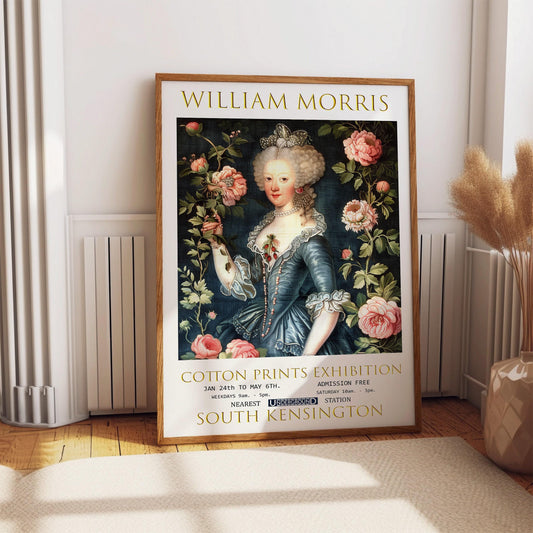 William Morris Exhibition Print: Marie Antoinette Poster, Textiles Art