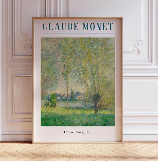 Claude Monet 'The Willows' Print: Vintage French Impressionism