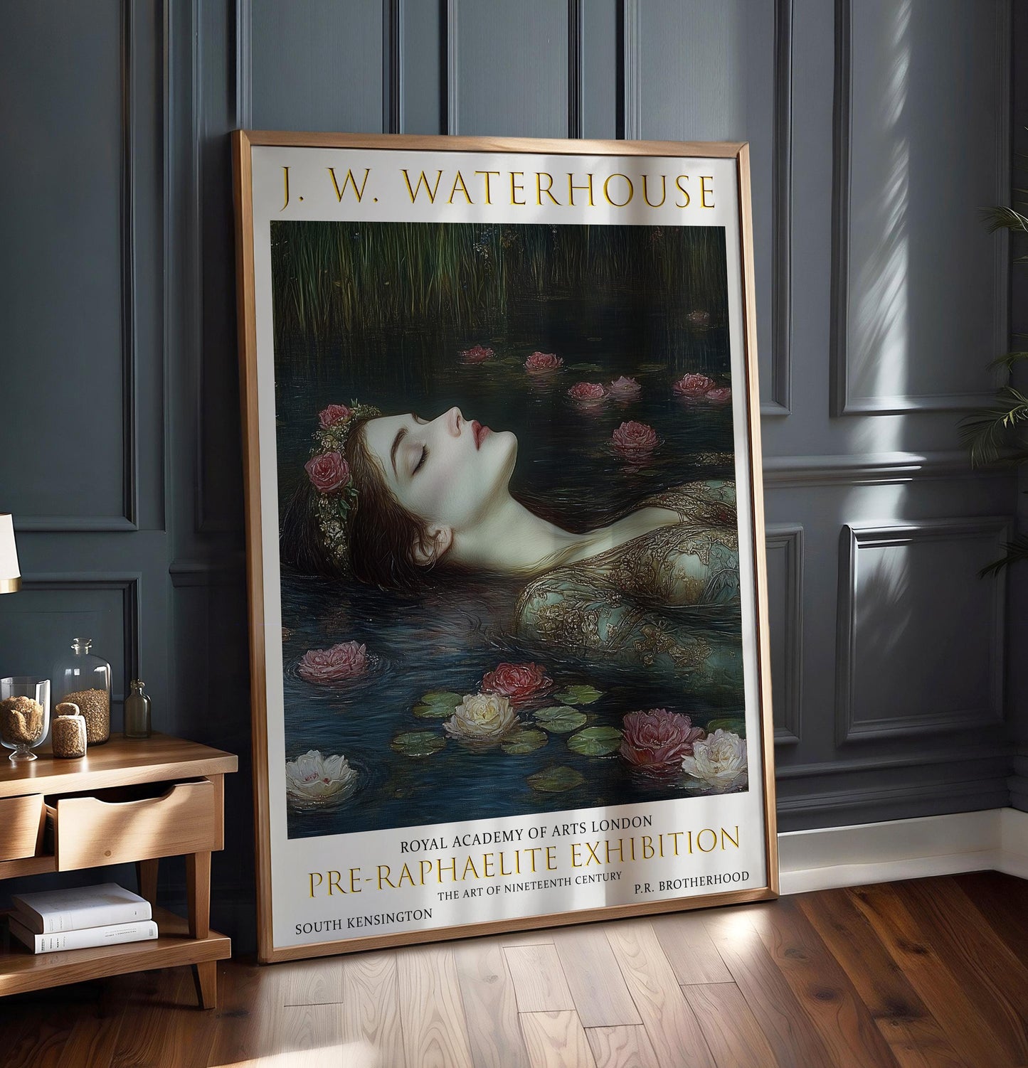 Ophelia Art Print: John William Waterhouse Pre-Raphaelite Poster