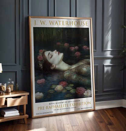 Ophelia Art Print: John William Waterhouse Pre-Raphaelite Poster