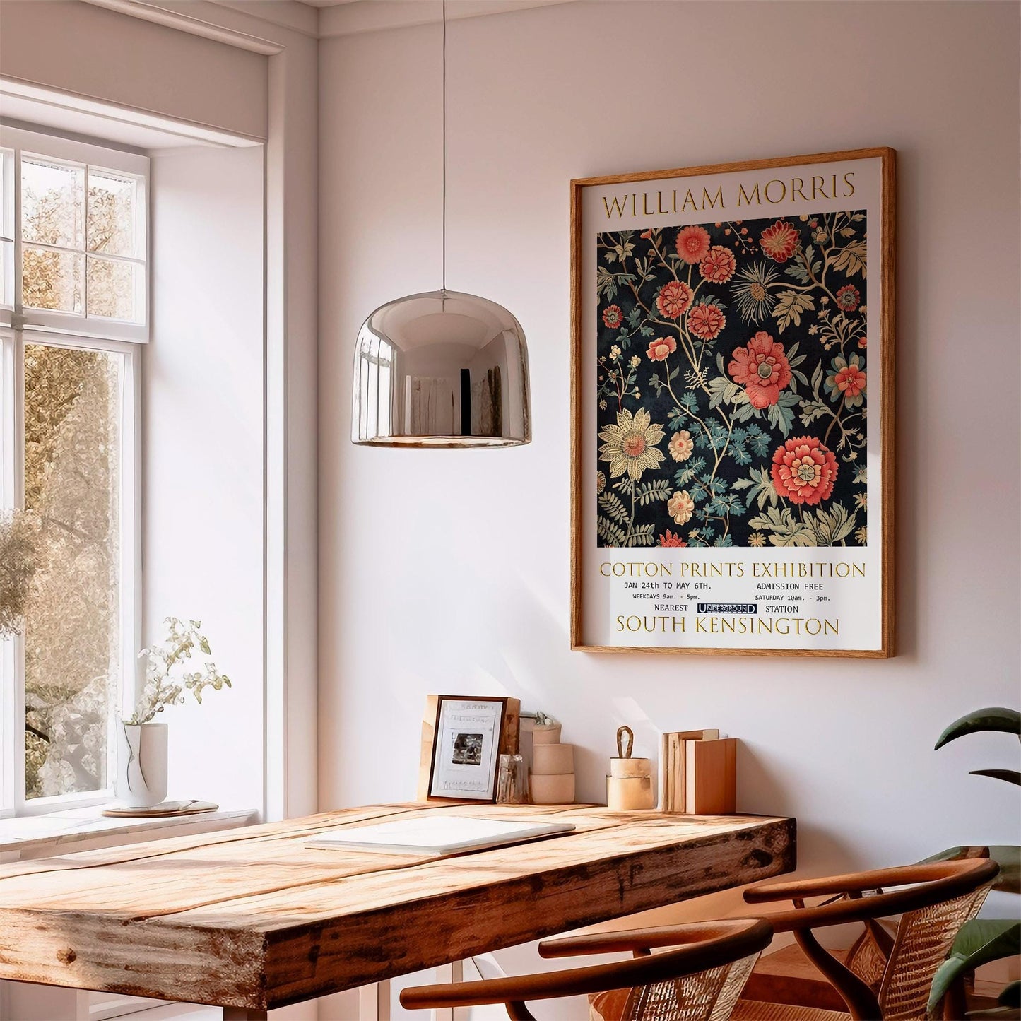 William Morris Poster – Vintage Floral Print | Botanical Wall Art Exhibition