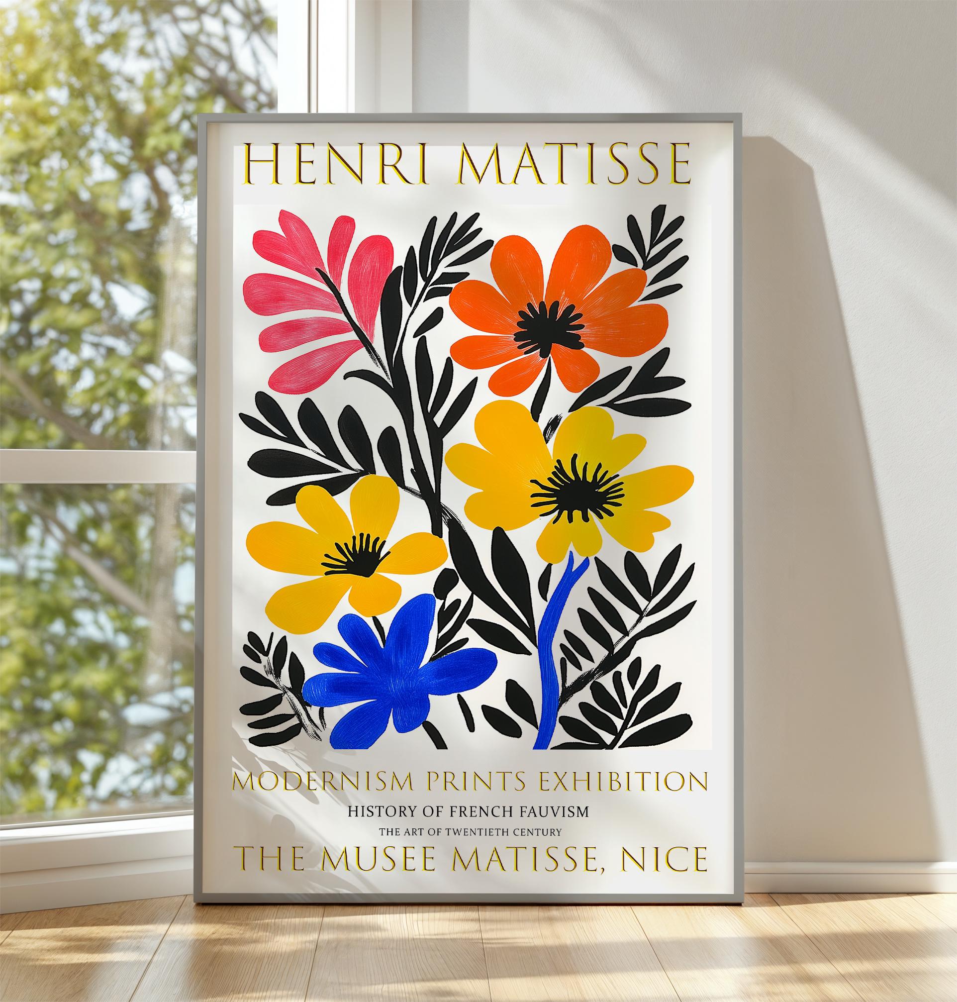 Print: Henri Matisse Flowers, Fauvism Floral Wall Art