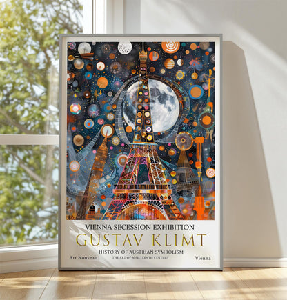 Gustav Klimt Art Print – Art Nouveau Poster | Paris Wall Decor, Gold Leaf Artwork