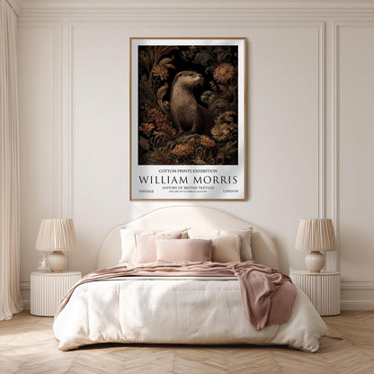 Print, William Morris Otter, Botanical Floral Wall Art, Vintage Illustration