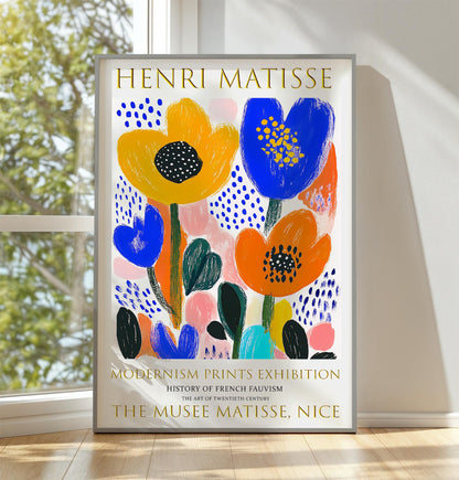 Henri Matisse Flower Print: Fauvism Exhibition Poster