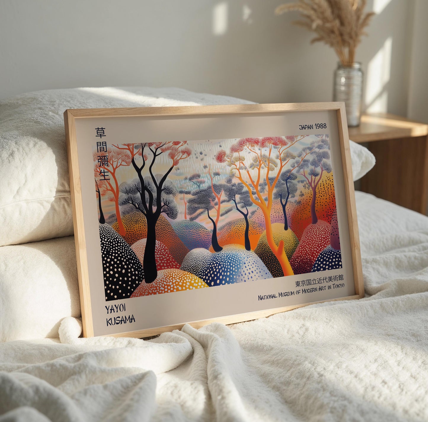 Yayoi Kusama Tree Print WALL ART Picture Poster
