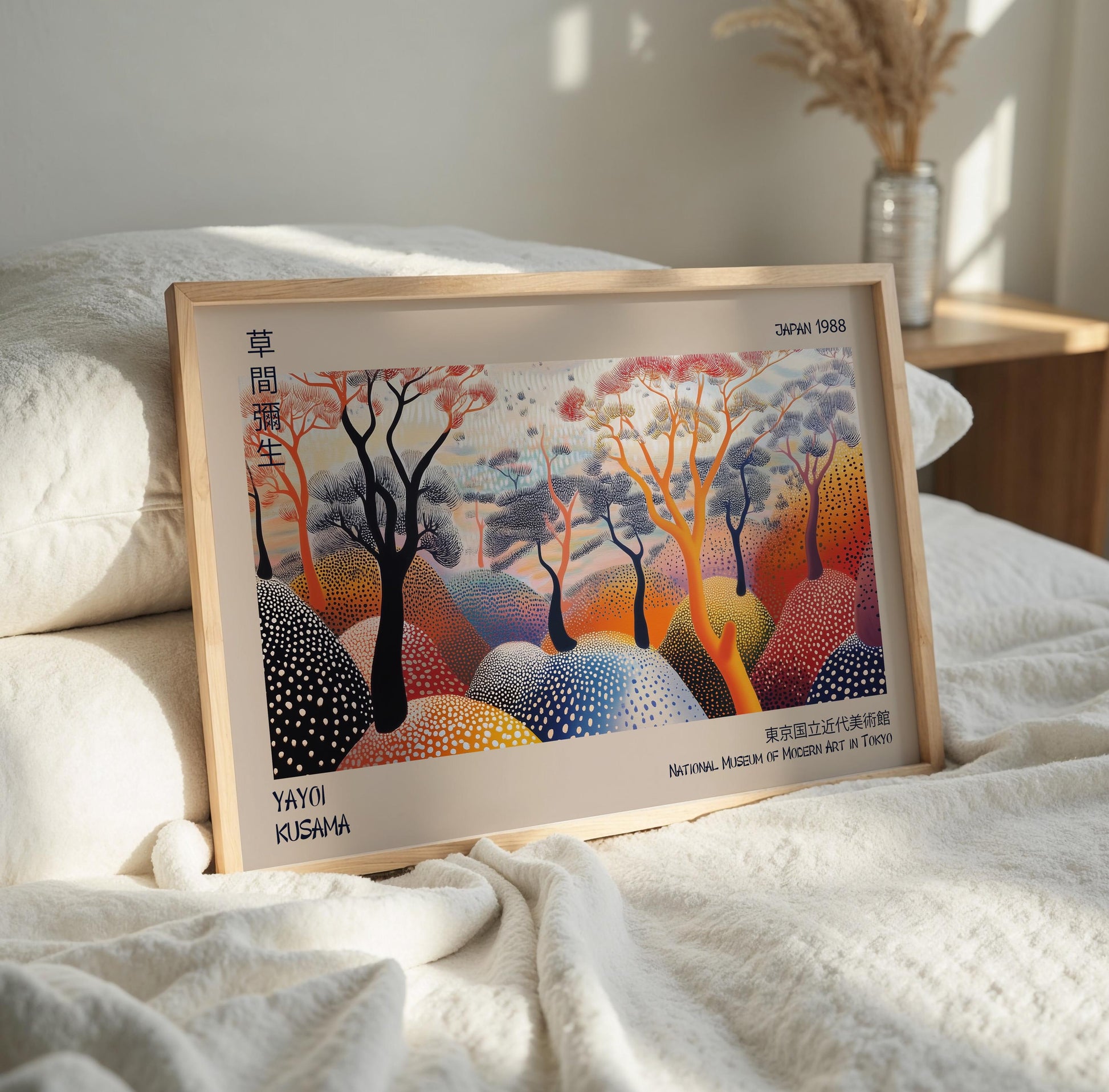 Yayoi Kusama Tree Print WALL ART Picture Poster