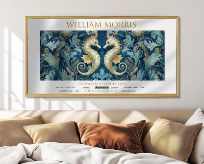 William Morris Print | Museum Quality Panoramic Art with Botanical & Textiles Design