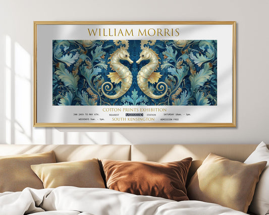 William Morris Print | Museum Quality Panoramic Art with Botanical & Textiles Design