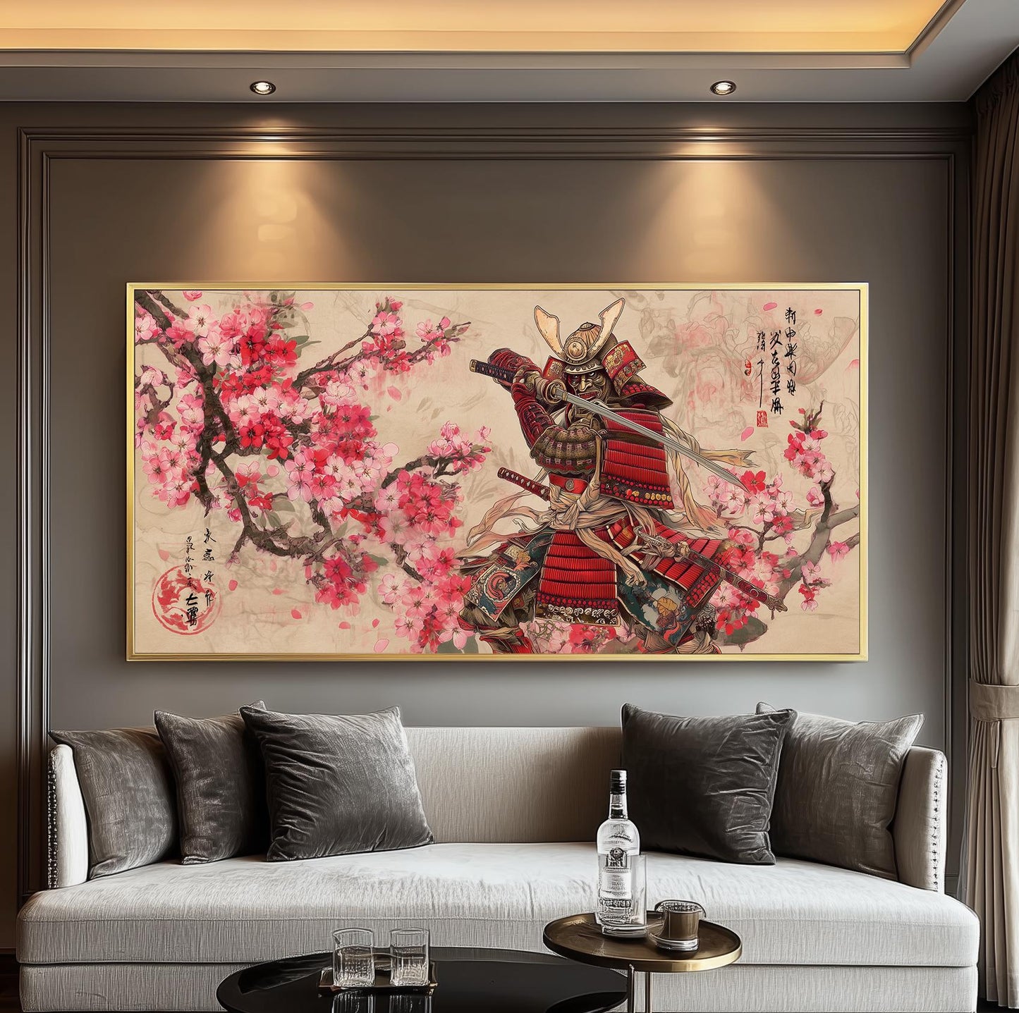 Vintage Samurai Warrior – Ukiyo-e Print – Traditional Woodblock Print