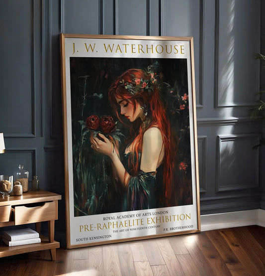 John William Waterhouse Persephone Print: Romantic Pre-Raphaelite Wall Art