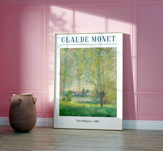 Claude Monet 'The Willows' Print: Vintage French Impressionism