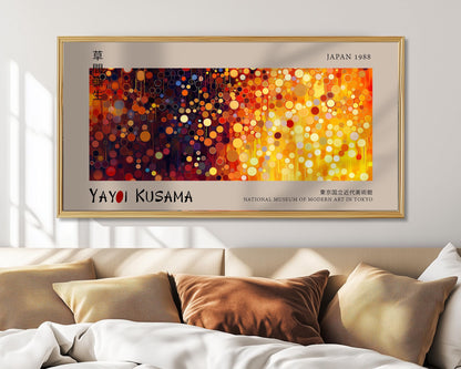 Yayoi Kusama Art Print: Abstract Polka Dot Japanese Decor