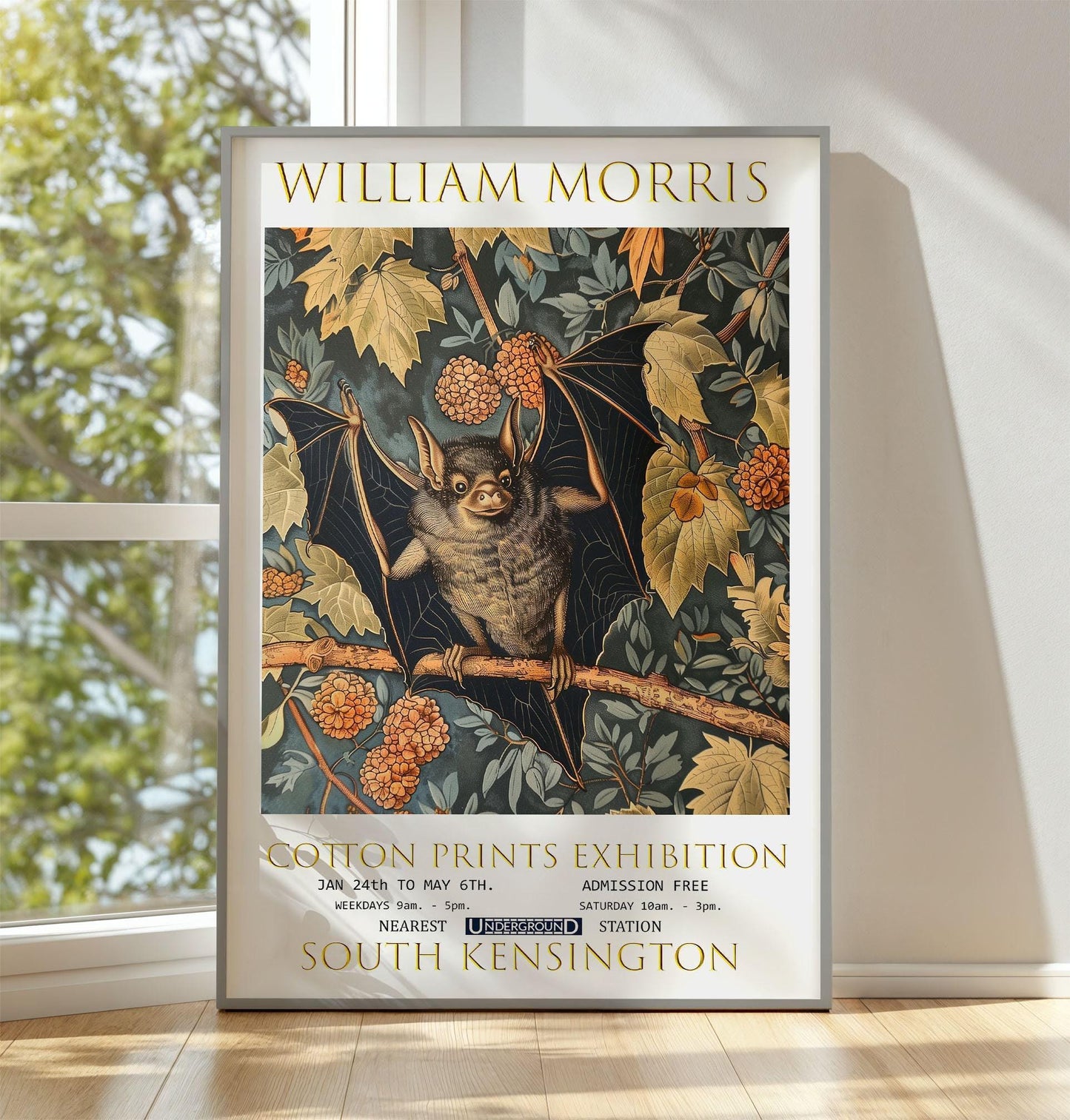 William Morris Print - Vintage Floral Art | Botanical Wall Decor Poster