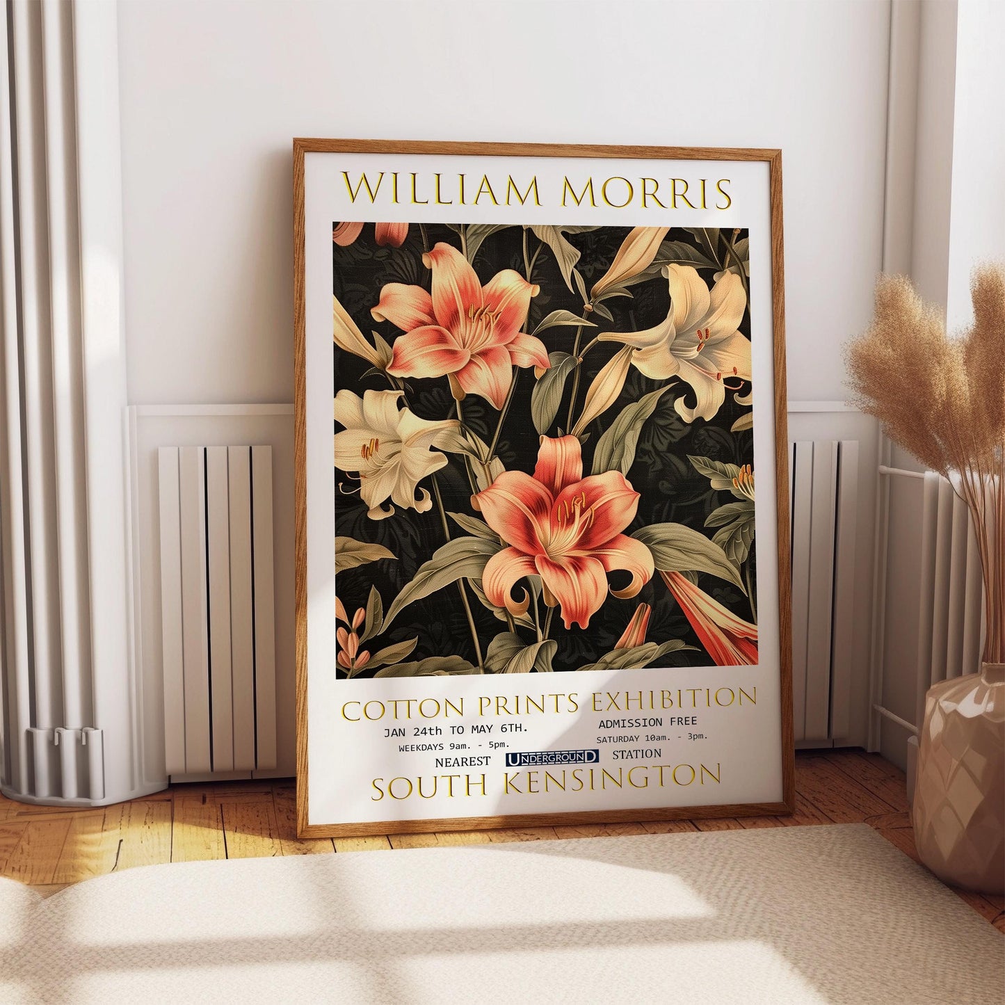 William Morris Print - Vintage Floral Art | Botanical Wall Decor Poster