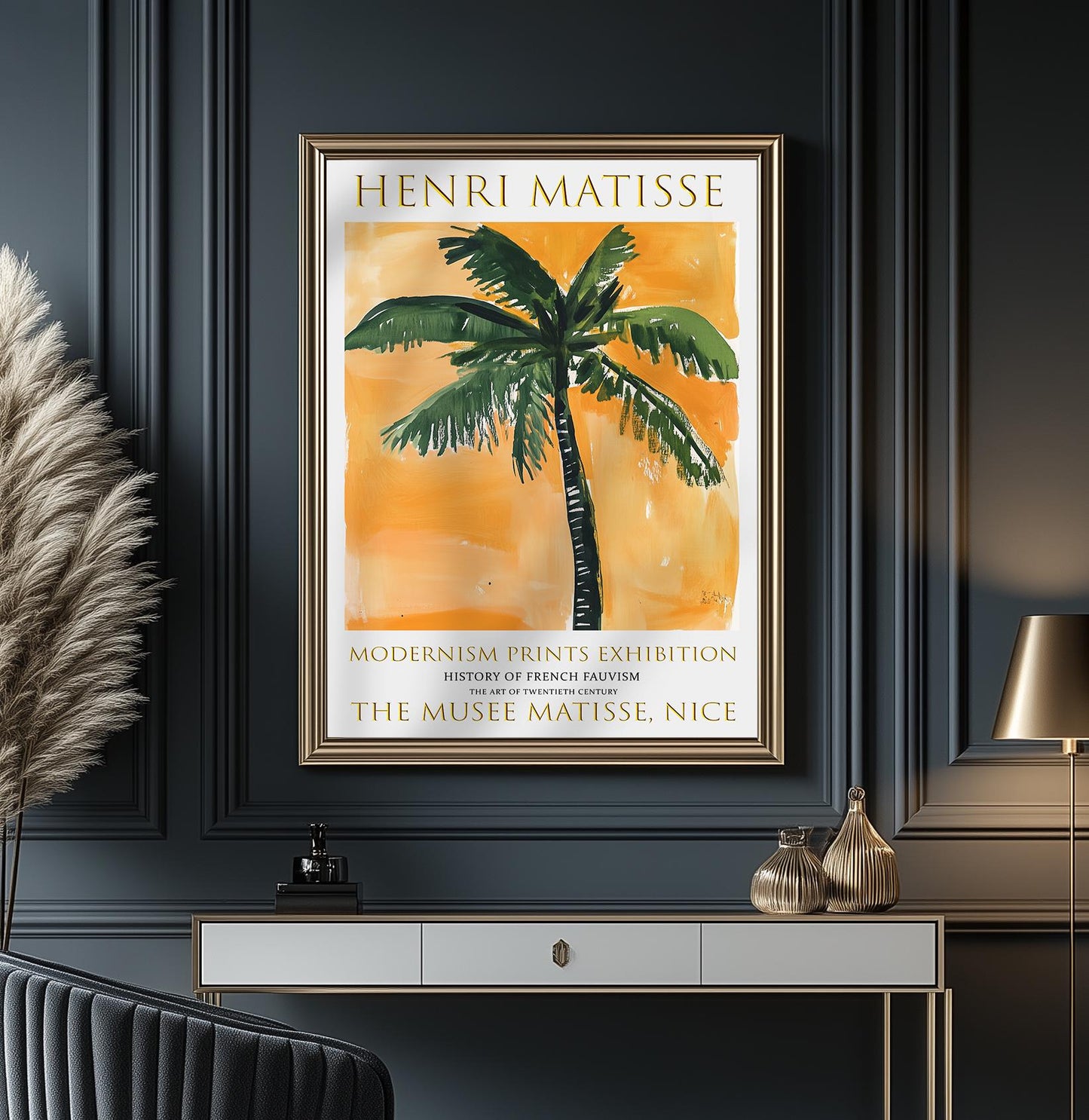 Henri Matisse Palm Tree Print: Fauvism Art Exhibition Poster