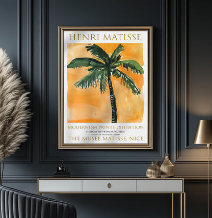 Henri Matisse Palm Tree Print: Fauvism Art Exhibition Poster