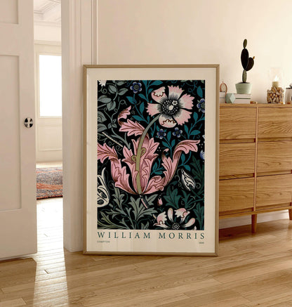 William Morris Floral Print – Vintage Botanical Art on Premium Matte Paper