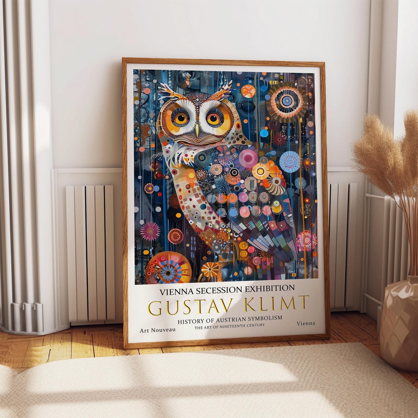 Gustav Klimt Art Print – Vintage Floral Print | Opulent Art Nouveau Poster