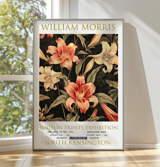 William Morris Print - Vintage Floral Art | Botanical Wall Decor Poster