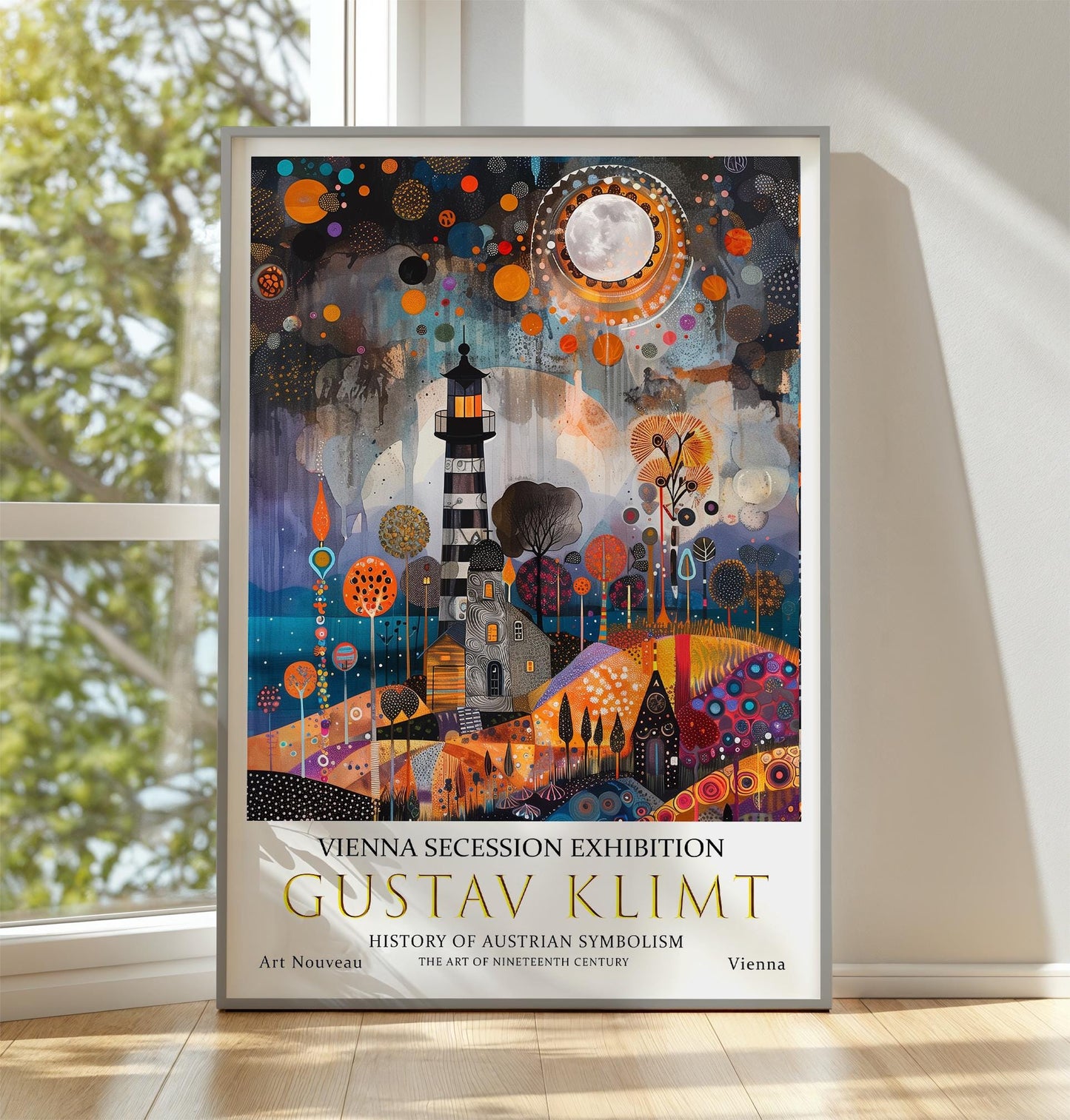 Gustav Klimt Print – Art Nouveau Poster | Vintage Gold Leaf Artwork