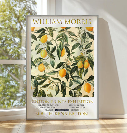 William Morris Lemon Tree Art Print: Vintage Floral Design