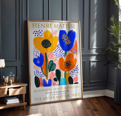 Henri Matisse Flower Print: Fauvism Exhibition Poster