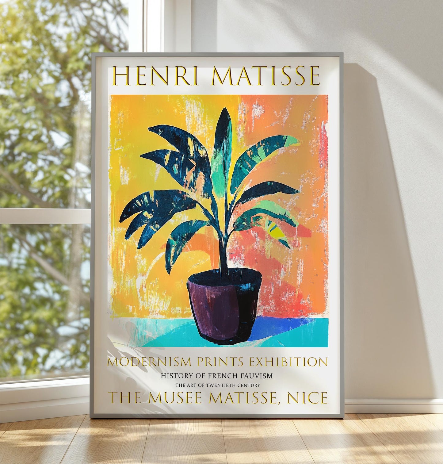 Henri Matisse Exhibition Poster: Fauvism Floral Art Print