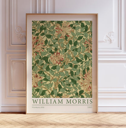 William Morris Floral Print: Vintage Art Nouveau Poster
