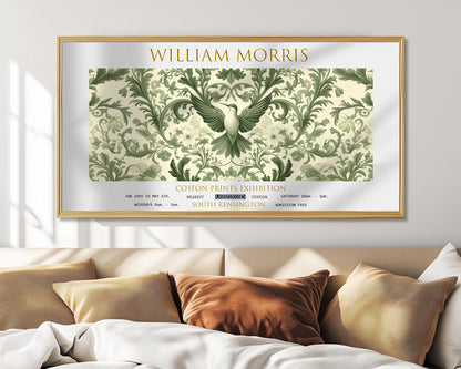 Print, William Morris Botanical Panoramic Wall Art, Vintage Poster