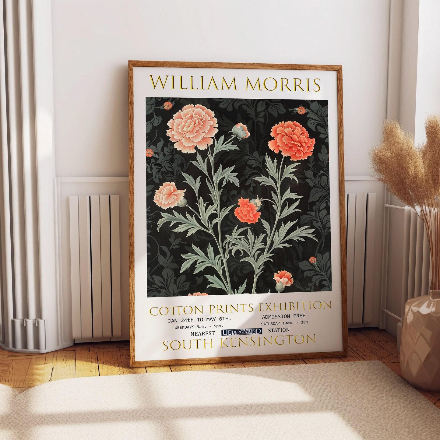 William Morris Print - Vintage Floral Art | Botanical Wall Decor, Romantic Flower Artwork