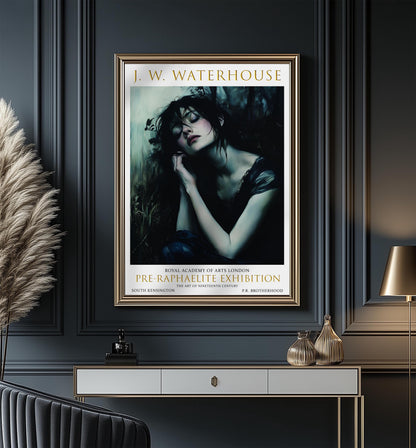 John William Waterhouse Art Print: Pre-Raphaelite Exhibition Poster