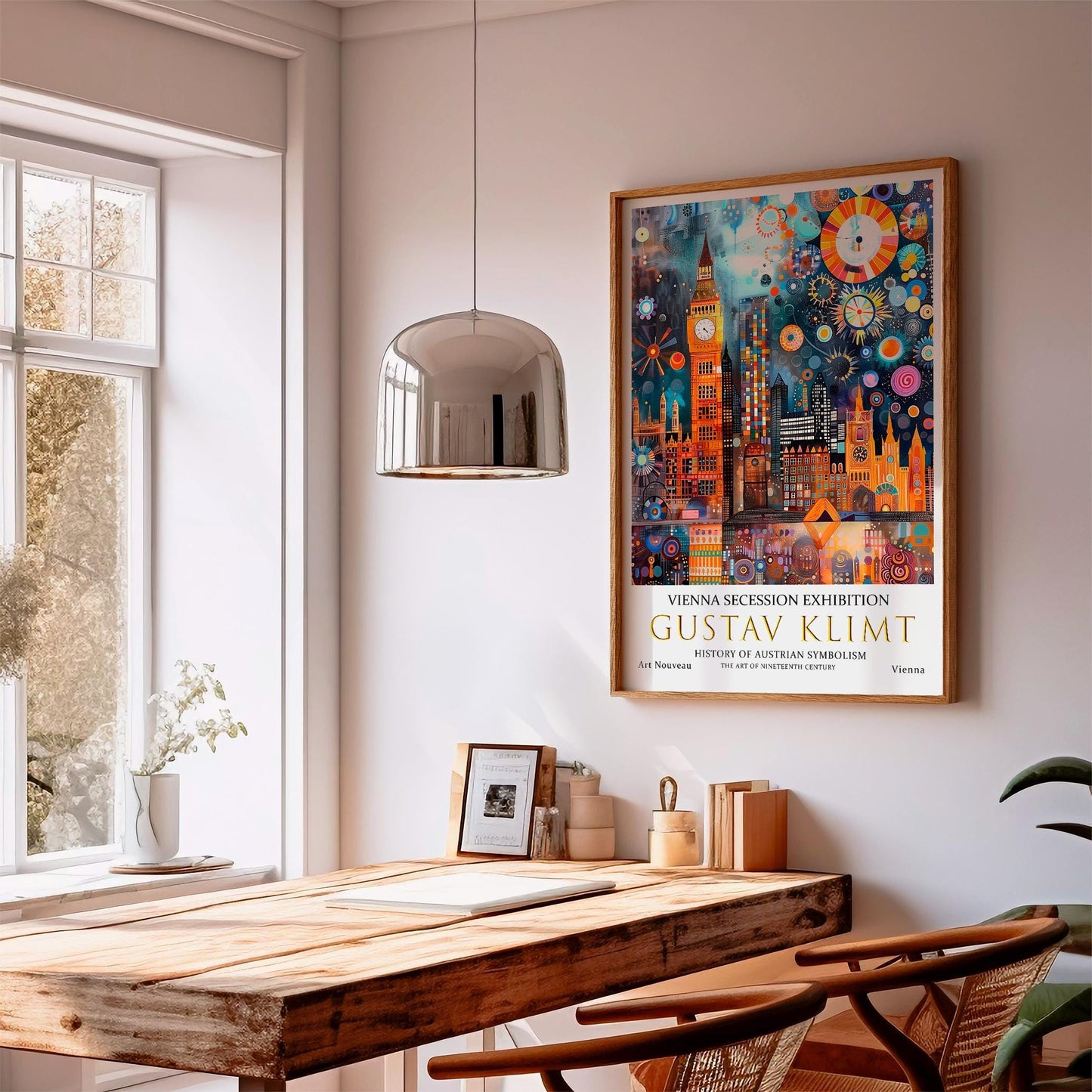 Gustav Klimt Print - Art Nouveau Floral Wall Art | Luxury Home Decor
