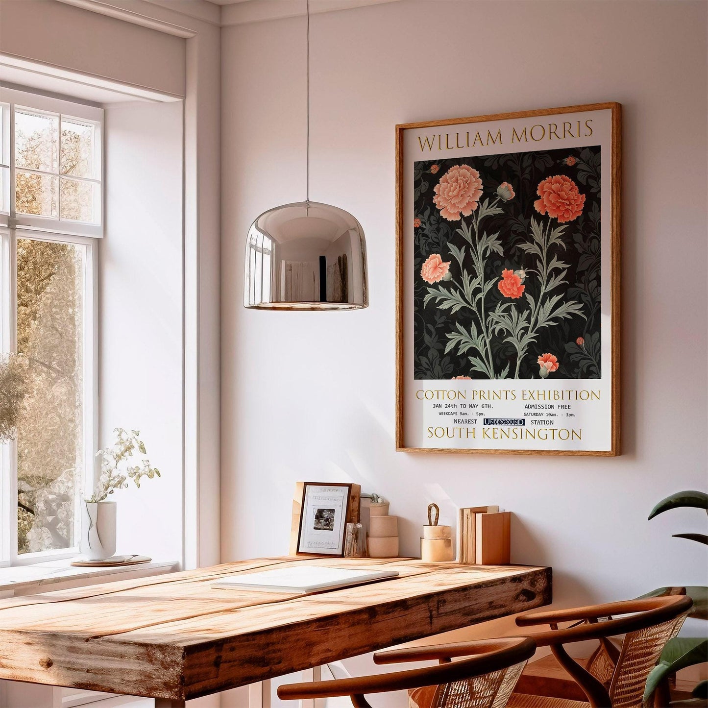 William Morris Print - Vintage Floral Art | Botanical Wall Decor, Romantic Flower Artwork