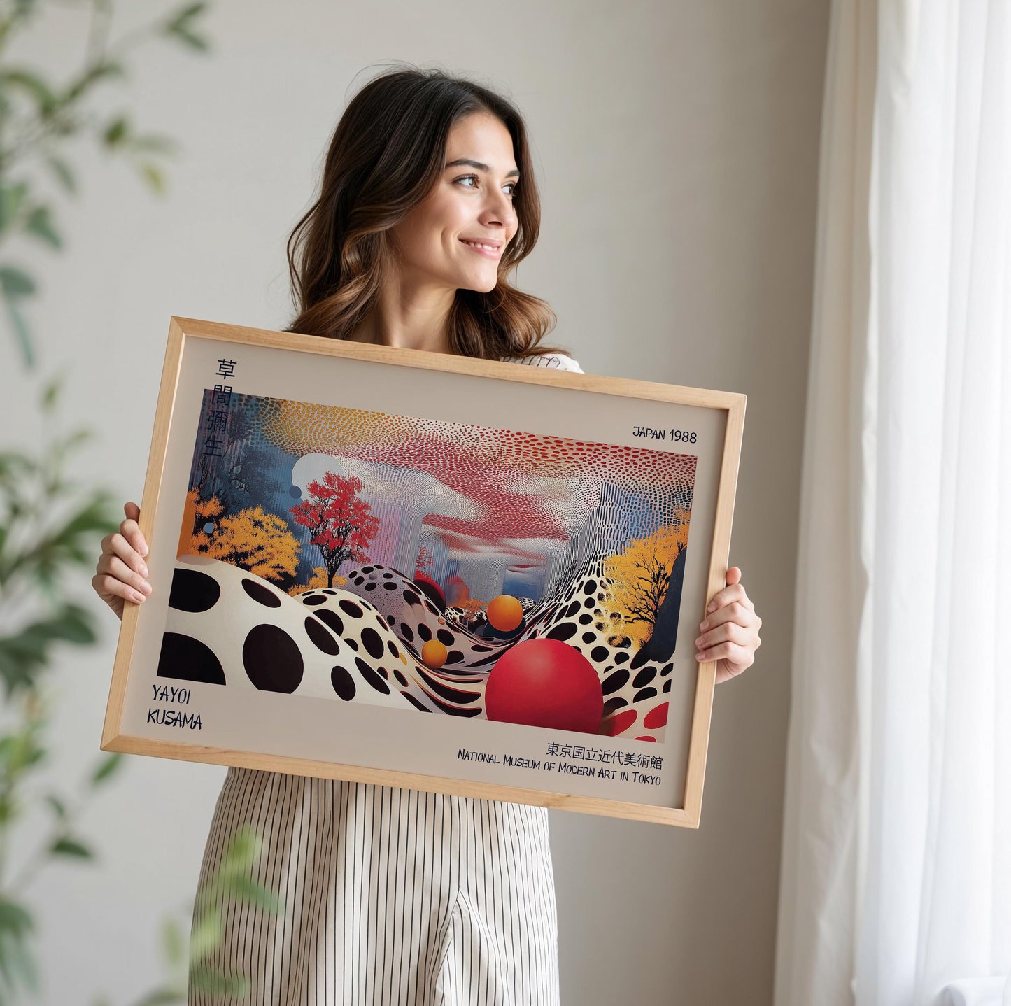 Yayoi Kusama Exhibition WALL ART PRINT Picture Poster