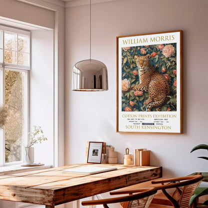 William Morris Leopard Print: Vintage Floral Wall Art