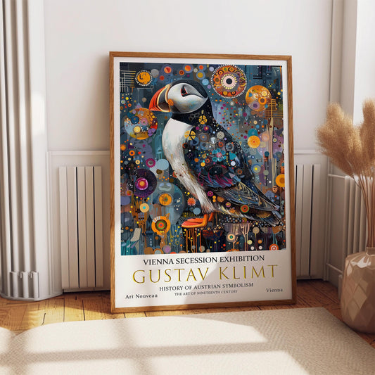 Gustav Klimt Art Nouveau Vintage Art Poster – Premium A3 Gold Leaf Print