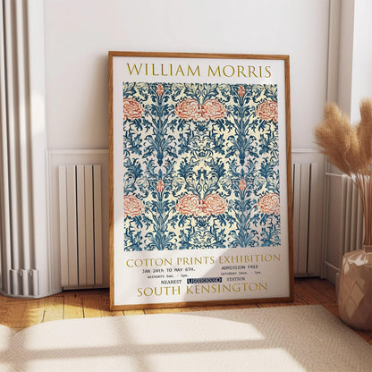 William Morris Print: Rose & Thistle Vintage Floral Art