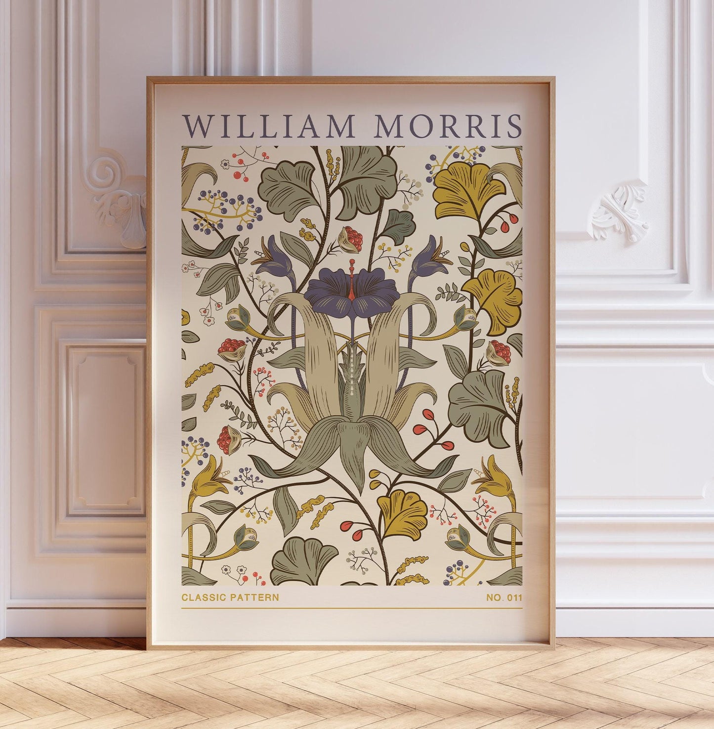 William Morris Poster - Vintage Wall Art | Botanical Exhibition Print on Luxury Matte Paper