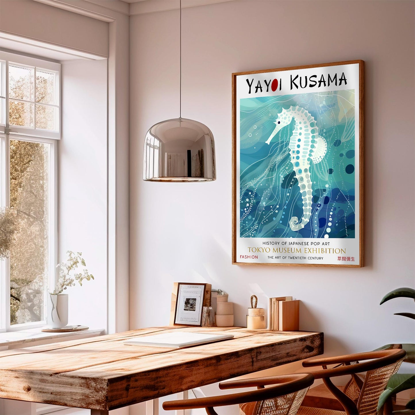 Yayoi Kusama Poster – Japanese Art Exhibition Print | Modern Abstract Wall Art