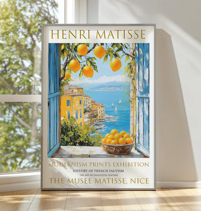 Henri Matisse Print: Open Window, Coastal View (Unframed)