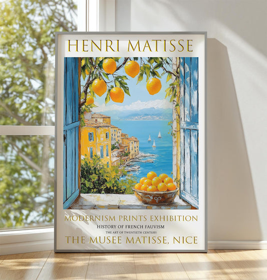 Henri Matisse Print: Open Window, Coastal View (Unframed)